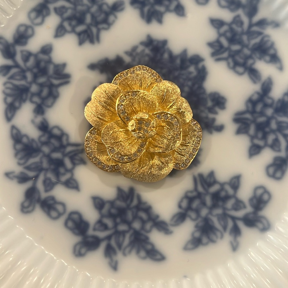 Christian Dior Vintage Flower Pin